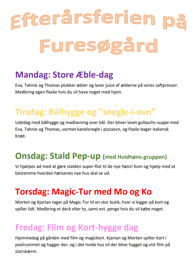 Efterårsferien
