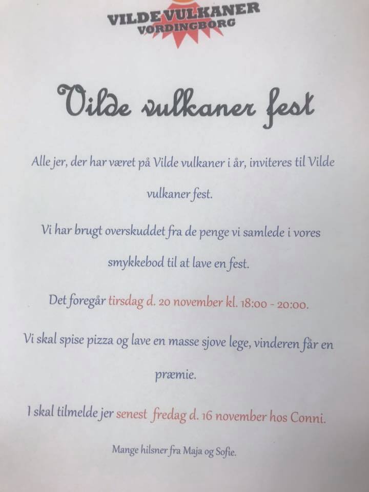 vilde vulkaner fest