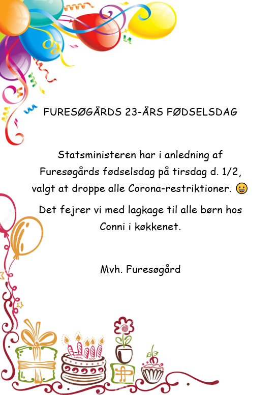 2022 – Furesøgård Fødselsdag