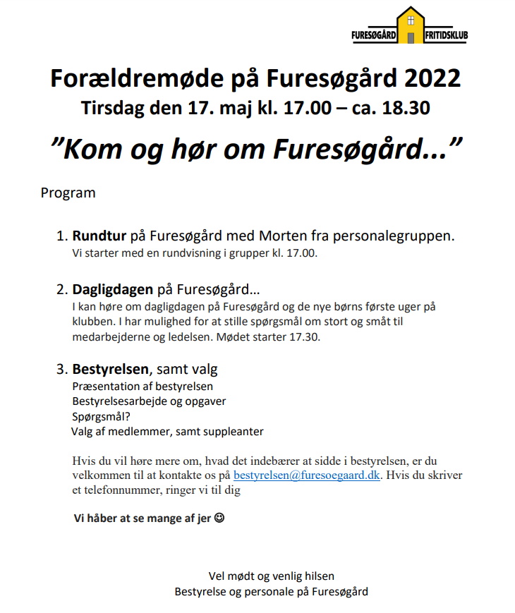 Forældremøde